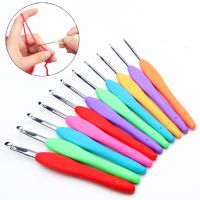 ♦✠ Metal Hook Crochet Template Kit TPR Aluminum Knitting Needles For Loom Tool Band DIY Crafts