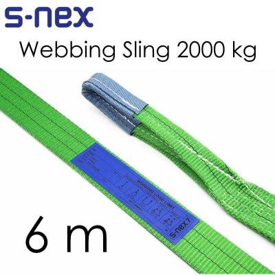 S-NEX7 สลิงผ้าใบ สลิงอ่อน (2000kg) ความยาว 6m