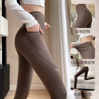 Trill hot style shark pants women wear thin model of the spring and autumn period and the high waist show thin exercise fitness yoga side pocket barbie trousers