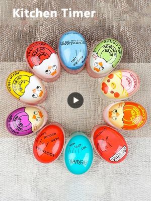 ㍿►☍ Color Changing Egg Timer Boiled Egg Perfect Color Change Timer Durable Boiled Egg Tools Creative Egg Timer Kitchen Gift 2023