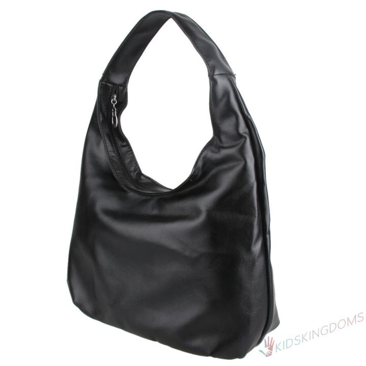 kkd-new-black-pu-leather-economy-women-shoulder-bag-amp-amp-handbag