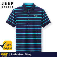 JEEP SPIRIT 2023เสื้อยืดเสื้อโปโลแขนสั้นฤดูร้อนเสื้อผ้าฝ้ายผู้ชาย,เสื้อเสื้อโปโลลำลองใส่ได้พอดีกับวัยรุ่น