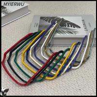 MYIERWU 2PCS พลาสติกสำหรับตกแต่ง ห่วงผมที่มองไม่เห็น เครื่องมือซ่อมทรงผม อุปกรณ์เสริมหมวก ที่คาดผม ใหญ่มากๆ ผ้าโพกศีรษะ ห่วงม้วนผมหนา ผู้หญิงผู้ชาย