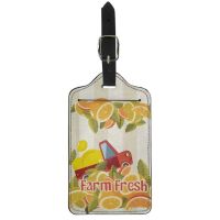 【DT】 hot  Twoheartsgirl Farm Fresh Travel Luggage Tags Resealable Suitcase ID Address Name Holder Baggage Boarding PU Tag Portable Label