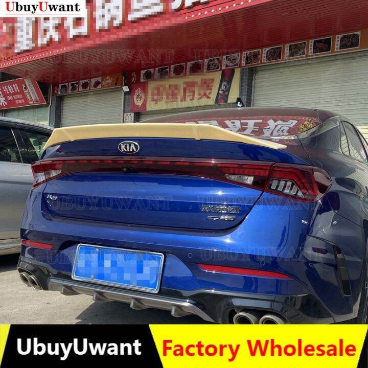 For Kia Optima K5 GT 2020 2021 K5 DL3 Spoiler ABS Plastic Gloosy Black