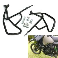 ✒❃ Motorcycle Highway Crash Bar Engine Guard Bumpers Stunt Cage Frame Protection For Kawasaki KLR650 KLR 650 KL650E 2008-2021