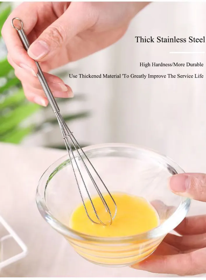 STAINLESS STEEL EGG BEATER / WHISK MIXER / STIRRER CAKE CREAMER