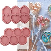 Silicone Lollipop Mold and Sticks Round Heart Flower Star Shape Hard Candy Epoxy Resin Cake Decorating Tool Baking Accessories