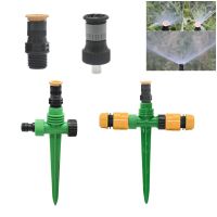 Garden Irrigation Sprinkler With Plastic Spike Support 1/2" Thread 0-360 Degrees Adjustable Nozzle Agricultural Garden Watering Watering Systems  Gard