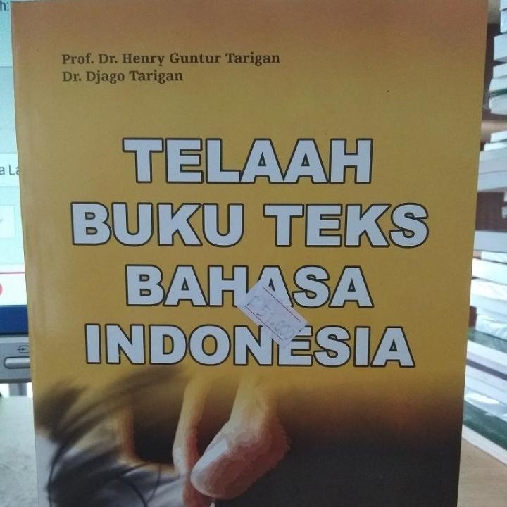 Telaah Buku Teks Bahasa Indonesia Henry Guntur Tarigan Lazada Indonesia