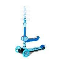 [COD] Bainshi childrens scooter three-in-one folding multi-functional baby single-pedal yo-yo for children beginners