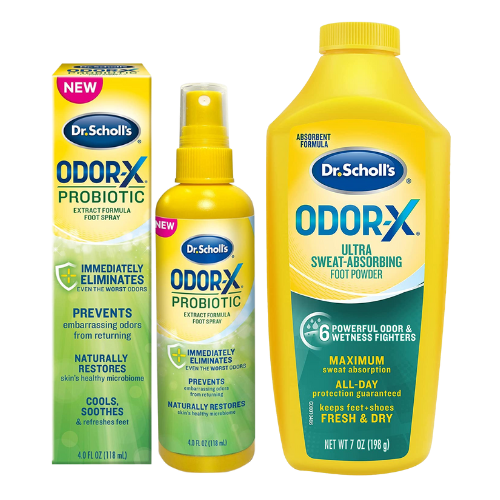 Dr. Scholl's Probiotic Foot Spray Immediately Eliminates Odors Shoe