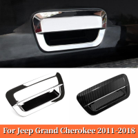 สำหรับ Jeep Grand Cherokee 2011-2018 2019รถด้านหลัง Tailgate ประตู Handle ชามจับฝาครอบ ABS Chrome Garnish อุปกรณ์เสริม