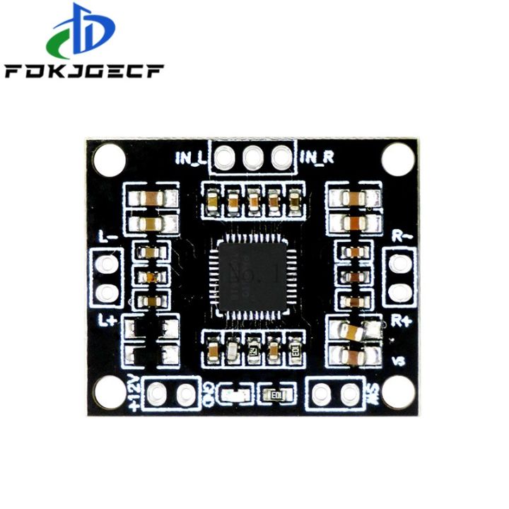 แผงวงจรขยายกำลังไฟ2-x15w-สเตอริโอช่องคู่ขนาดเล็กคลาส-d-1ชิ้น-ล็อตบอร์ดขยายกำลังเสียงระบบดิจิตอล-pam8610วงจรรวม