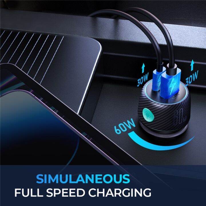 joyroom-jr-ccn01-dual-pd-qc3-0-car-charger-60w-หัวชาร์จรถ-เทคโนโลยีชาร์จเร็ว-หัวชาร์จรถ2ช่อง