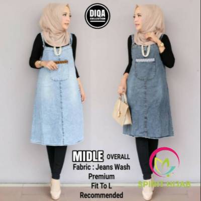 Overall MIDDLE FILLA Skirt JEANS PREMIUM MODEL Recently