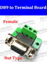 ขายส่ง10 Pcs หญิง DB9 Serial Port To Terminal RS232 Breakout To Terminals Pin 235 Nut Type