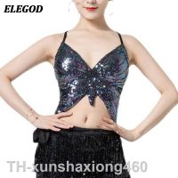 2023♧ Top Belly Costume Accessories Glitter Performance Wear