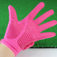 1Pair Women Winter Golf Gloves Anti-slip Artificial Rabbit Fur Warmth Fit For Left and Right Hand