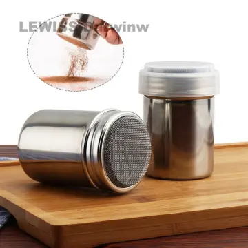 1pc powdered Sugar shaker, Coffee mesh shaker, Powdered Sugar dispenser  shaker, cocoa Flour dispenser shaker, baking supplies, kitchen supplies,  kitchen supplies