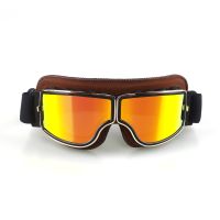 ✲ Universal Pilot Retro Vintage Motorcycle Goggles Motorbike Scooter Glasses UV Protection For Bike Motor Sunglasses