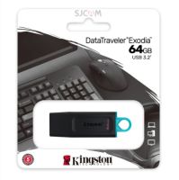 Kingston 64GB (DTX/64GB) DataTraveler Exodia USB 3.2 Flash Drive อุปกรณ์เก็บข้อมูล FlashDrive แฟลซไดร์ฟ ประกัน Synnex 5 ปี