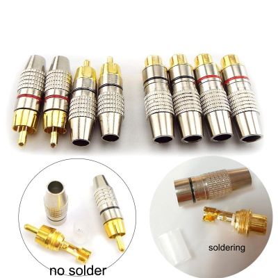 ；【‘；  Plated RCA Male Female Jack Plug Connector Audio Video Adapter Rca Female Male  Convertor For Coaxial Cable