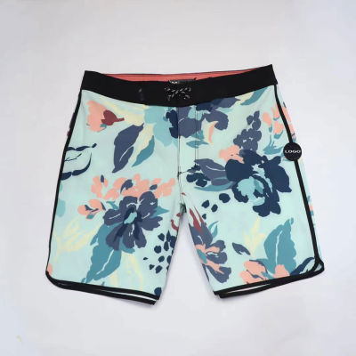 2021 Floral Summer Board Shorts Fashion Printed Phantom Surf Swim Bermuda Shorts Quick Dry 4-way Elastic Mens Beach Shorts