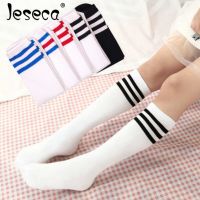 Jeseca New Kids Knee High Sport Long Socks School Girls Boys Football Learning Underwear Breathable Children Warm Leg Lingerie Socks