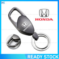 【Stock】NewโลหะผสมMetaรถจักรยานยนต์พวงกุญแจรถโลโก้สำหรับHonda