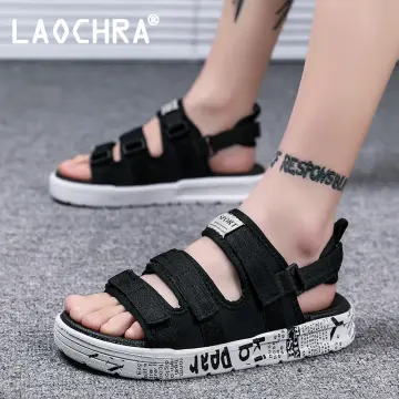 Shop Summer Sandals For Men Fashion Korean Trend Beach Sandals Big