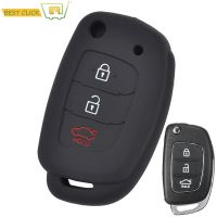 ซิลิโคนที่สำคัญที่ครอบคลุมกรณีสำหรับ Hyundai Creta I20ทู E Lantra ซานตาเฟ2016 2017 2018 Keyless Fob เชลล์ผิวผู้ถือป้องกัน