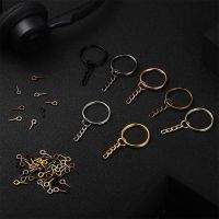 210x Split Key Rings Bulk Art Crafts Crochet Jewelry Bag Purse Screw Eye Pins Jump Rings Set Key Accessories