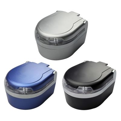 hot【DT】 Car Ashtray with Lid Led Smokeless Windproof Tray Holder for Bedroom Office Outdoor Accessories