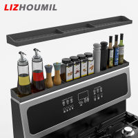 LIZHOUMIL ถาดทนความร้อนได้ซิลิโคนหม้อต้มสำหรับวางบนเตาในครัวชั้นวางเครื่องปรุงไม่มีการติดตั้ง