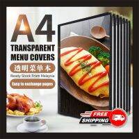 diy restaurant a4 menu covers cafe transparent clear pocket