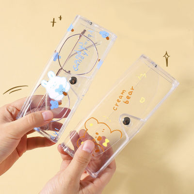 Protective Glasses Carry Case Sunglasses Bag Pouch Eyeglass Case Soft Sunglasses Pouch Sunglass Case Transparent PVC Eyeglass Pouch Glasses Case Soft Soft Glasses Case Slim Glasses Case