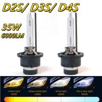 1 Pair Car Xenon Headlight Bulbs D1S D2S D3S D4S Lamps 4300K 5000K 6000K 8000K 10000K Headlamp Light 12V 35W Auto Xenon Lamp