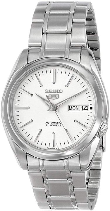 Đồng hồ Seiko cổ sẵn sàng (SEIKO SNKL41 Watch) Seiko 5 #SNKL41 Men's  Stainless Steel Silver