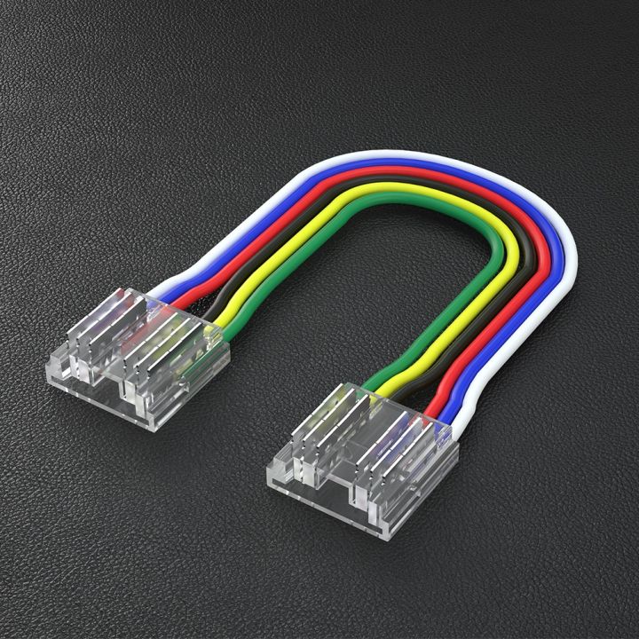 5pin-6pin-cob-led-strip-connector-for-rgbw-rgbcct-rgbcw-rgbww-led-tape-12mm-pcb-fast-connecting-solderless-fcob-strip-jointor