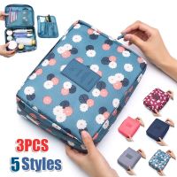 3pcs Outdoor Girl Makeup Bag Women Cosmetic Bag Women Toiletries Organizer Waterproof Female Storage Make up Cases