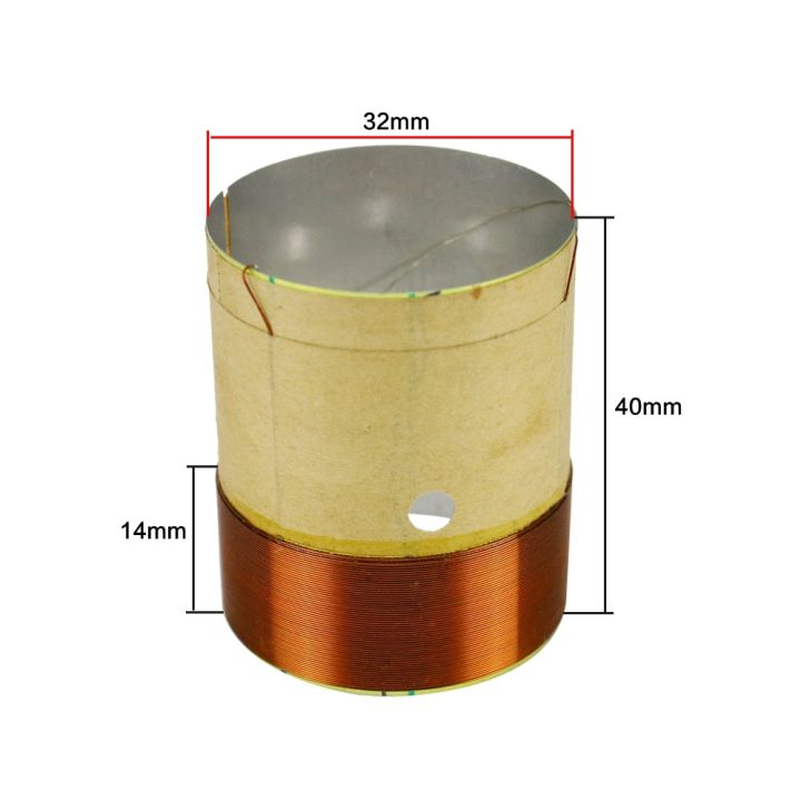 ghxamp-32mm-woofer-voice-coil-woofer-speaker-repair-parts-8ohm-white-aluminum-copper-wire-with-sound-hole-two-layer-2pcs