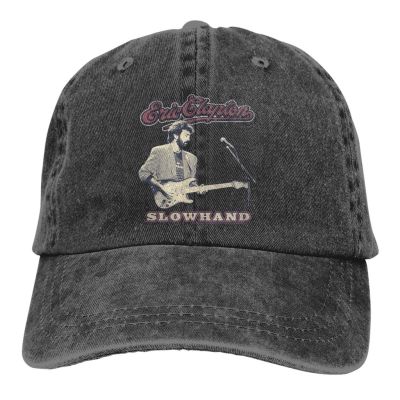 2023 New Fashion Eric Clapton Slowhand Album Greatest Guitarist Rock Concert Vintage Comics Baseball Cap Street Style，Contact the seller for personalized customization of the logo