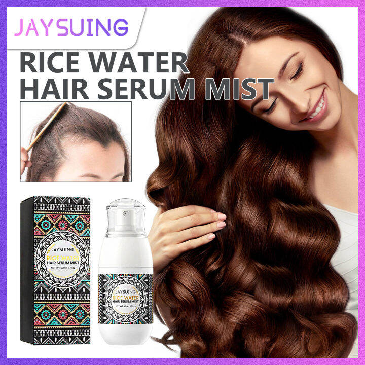 Jaysuing Rice Water Hair Serum Mist For Hair Growth Shampoo Reduce Hair