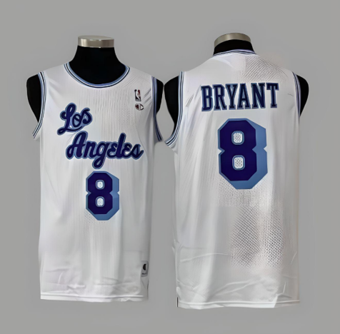 Men 8 Kobe Bryant Jersey Blue Christmas Los Angeles Lakers