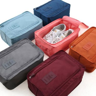 【CW】✕✣♕  Folding  Shoes Storage Dustproof Oxford Makeup Organizer Luggage 6 Colors