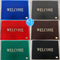 พรม Welcome ใยไวนิล พรมดักฝุ่น พรมยาง พรมใย PVC ขนาด 40x60 CM / 50x70 CM ของดีมีคุณภาพ