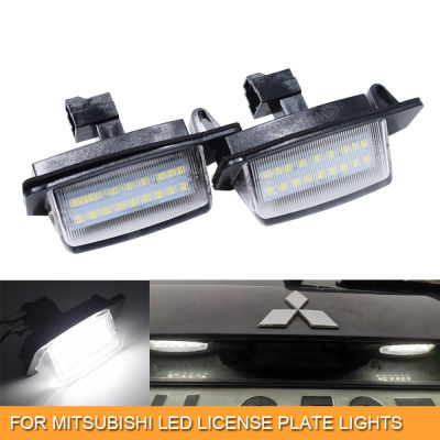 LED Rear License Number Plate Light for Mitsubishi Eclipse Cross Outlander 1 2 3 Lancer Sportback Elipse 1 2 3 4 Cabriolet