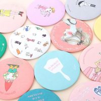 【BEIBEI】 Korean beauty Mini make-up mirror Round Pocket Makeup Korean Mirror Mini Cermin Cartoon Small Mirror hand gifts