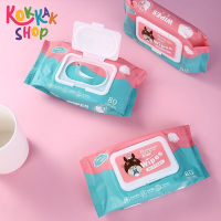 (ก๊อกแก๊ก) ทิชชู่เปียกเด็ก พร้อมส่ง ราคาถูก น้ำเต็มๆแผ่น Baby Wipes(80แผ่น) พกง่าย ใช้สะดวก ทิชชู่เปียกเด็ก กระดาษทิชชู่เปียก ทิชชู่เปียก